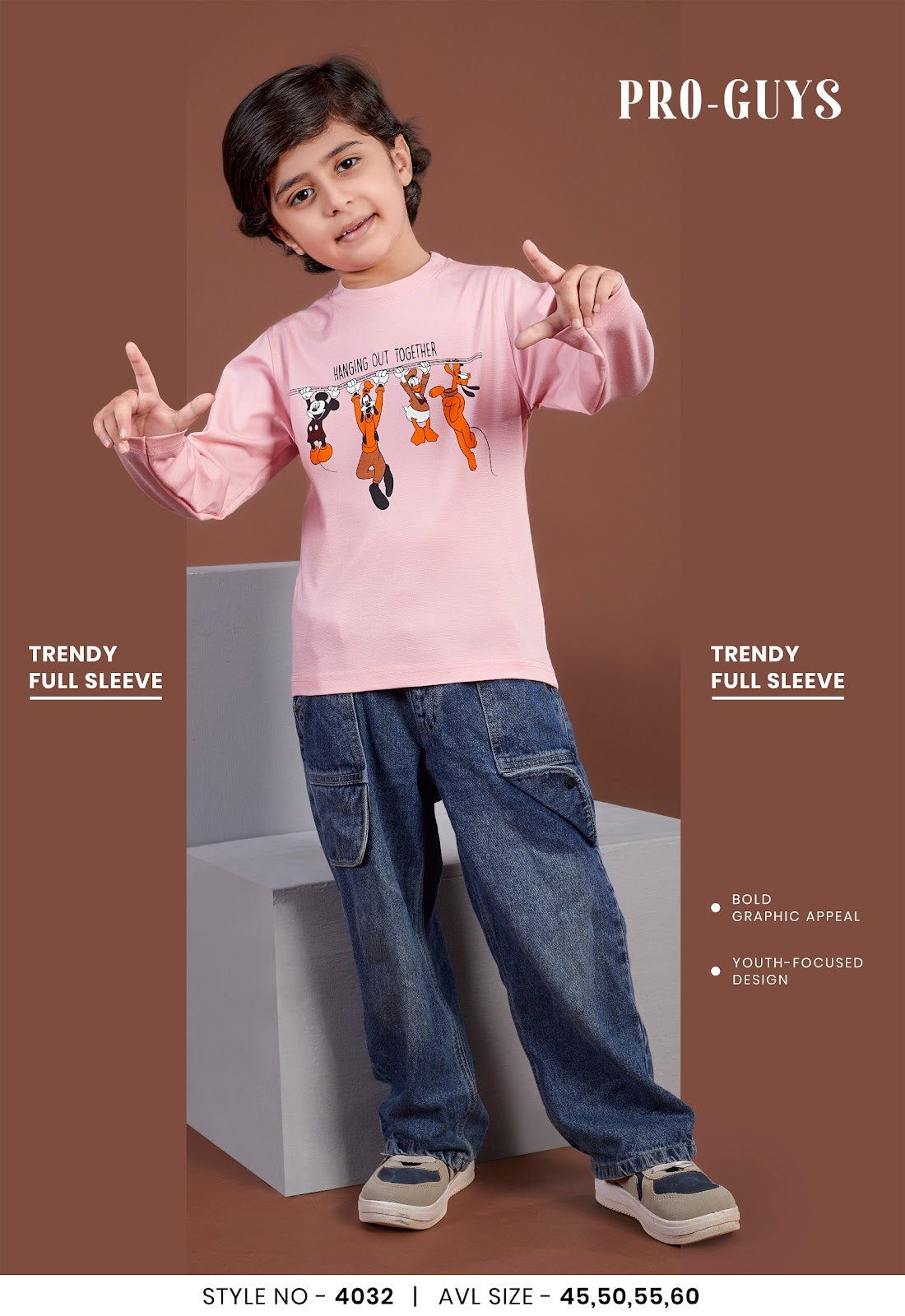 Style No 4032 Pro Guys Tencil Lycra Boys Tshirt Wholesaler
