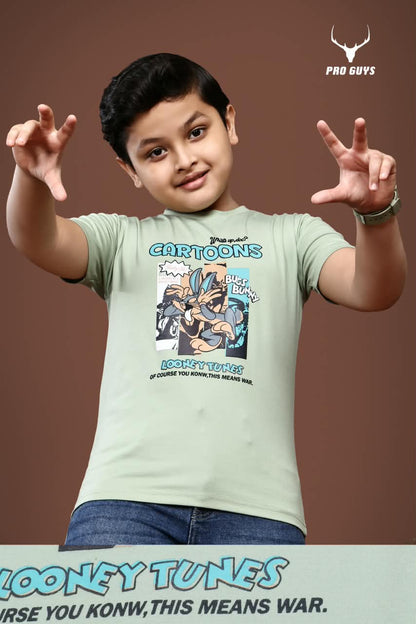 Style No 4034 Pro Guys Tencil Lycra Boys Tshirt Supplier