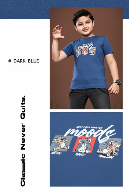 Style No 4034 Pro Guys Tencil Lycra Boys Tshirt Supplier