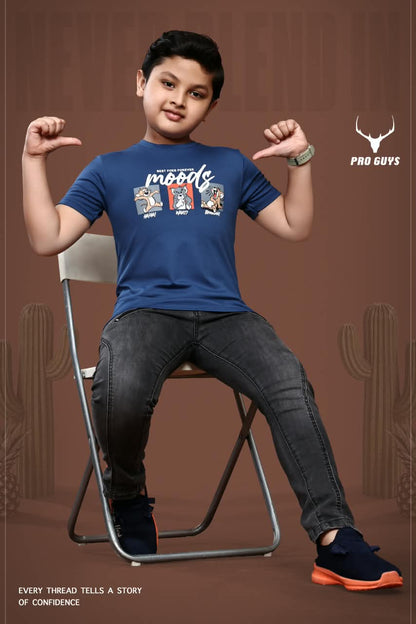 Style No 4034 Pro Guys Tencil Lycra Boys Tshirt Supplier