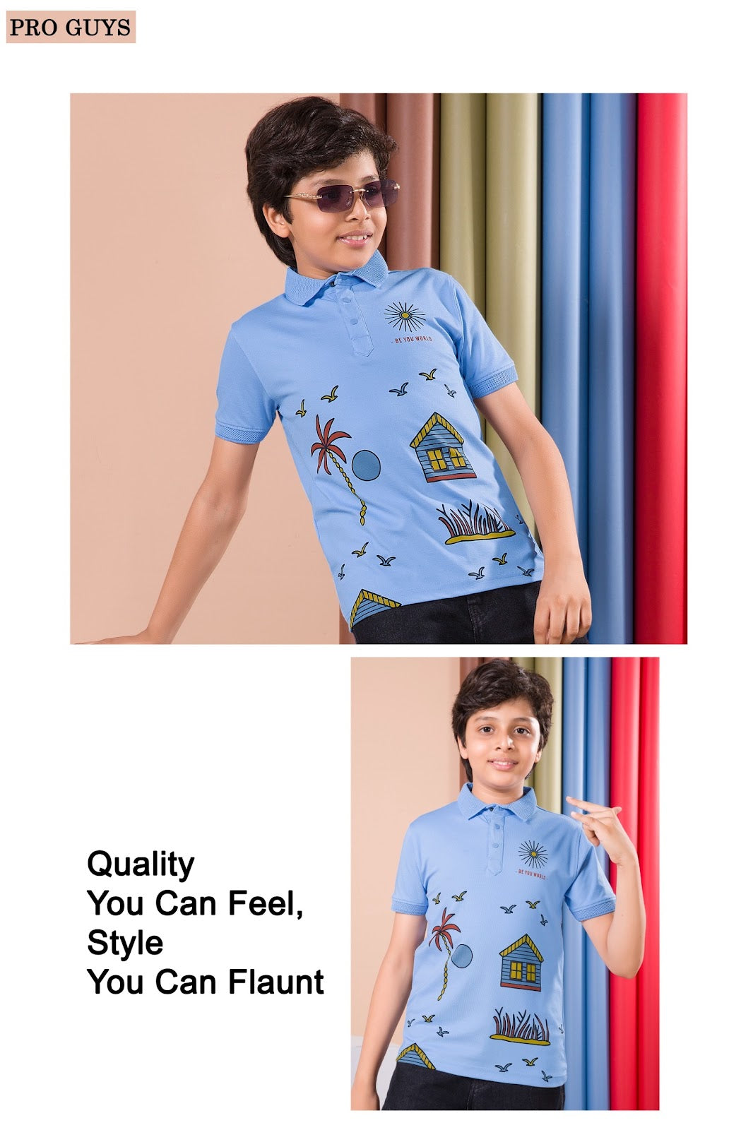 Style No 4038 Pro Guys Tencil Lycra Boys Tshirt Exporter Ahmedabad