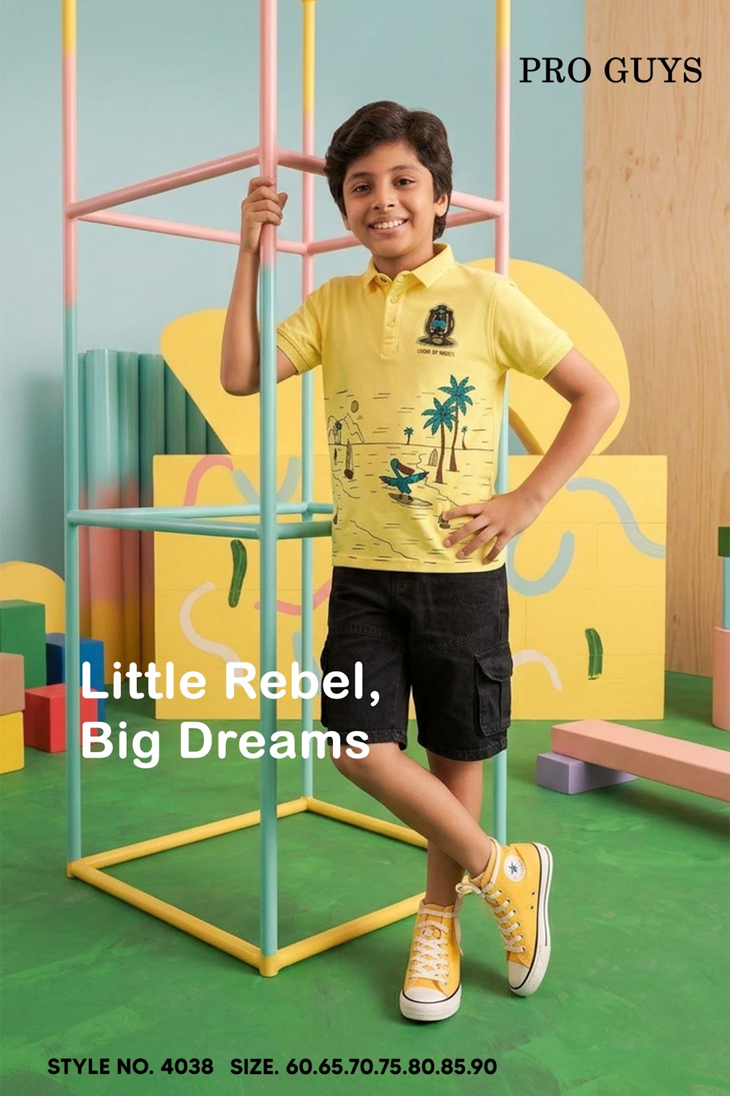Style No 4038 Pro Guys Tencil Lycra Boys Tshirt Exporter Ahmedabad