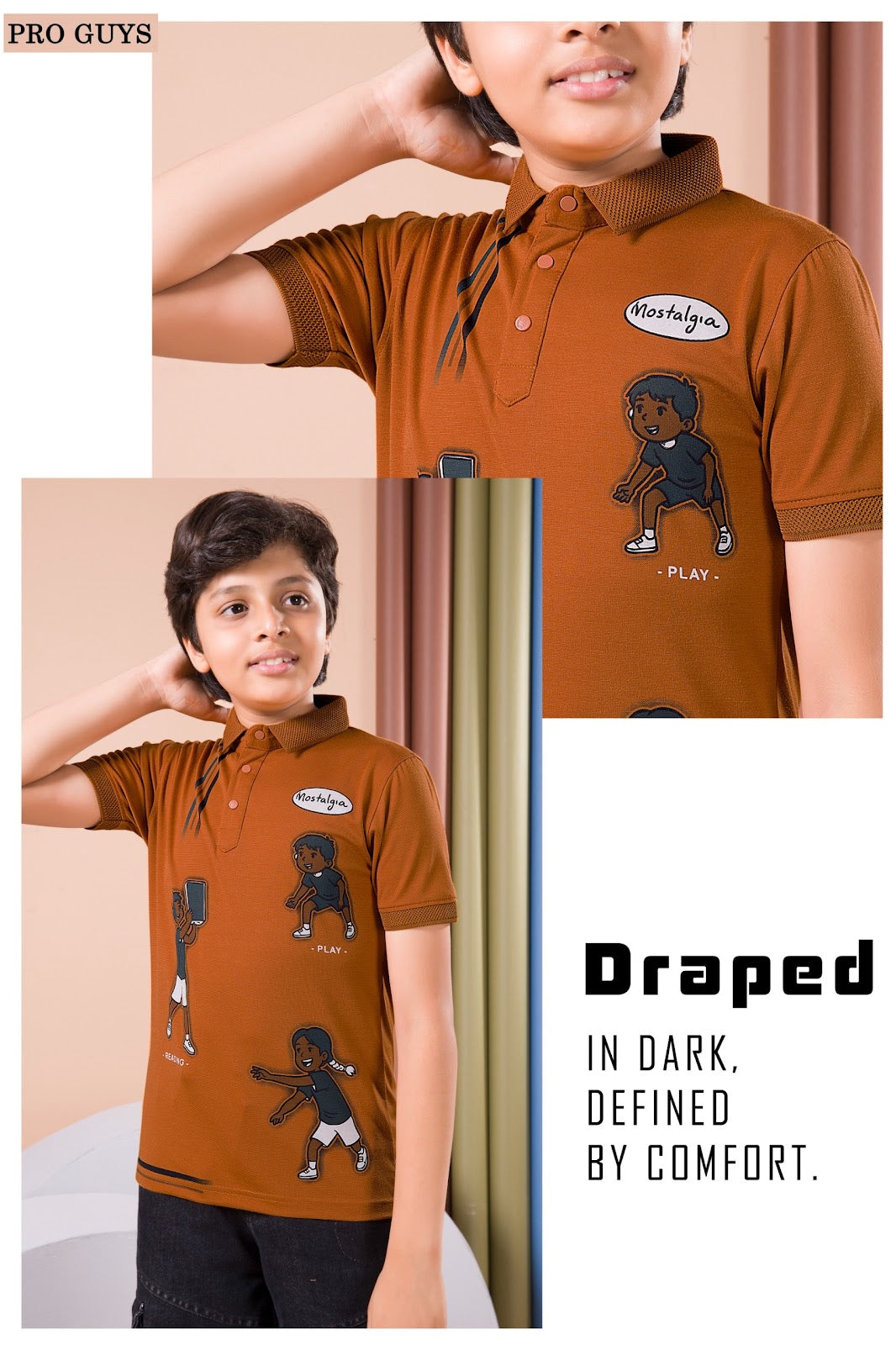 Style No 4038 Pro Guys Tencil Lycra Boys Tshirt Exporter Ahmedabad