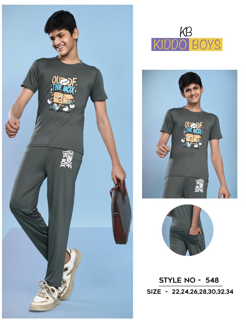 Style No 540 Kiddo Tencil Lycra Boys Pant Set Exporter Ahmedabad
