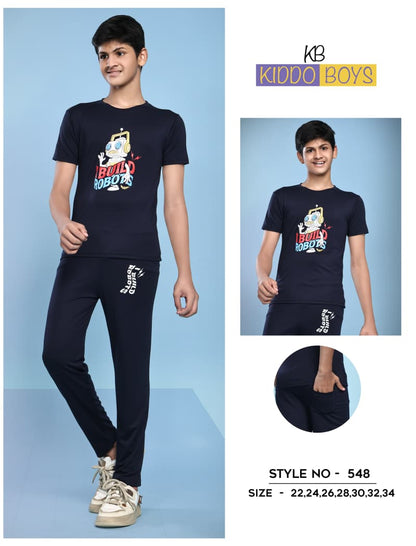 Style No 540 Kiddo Tencil Lycra Boys Pant Set Exporter Ahmedabad