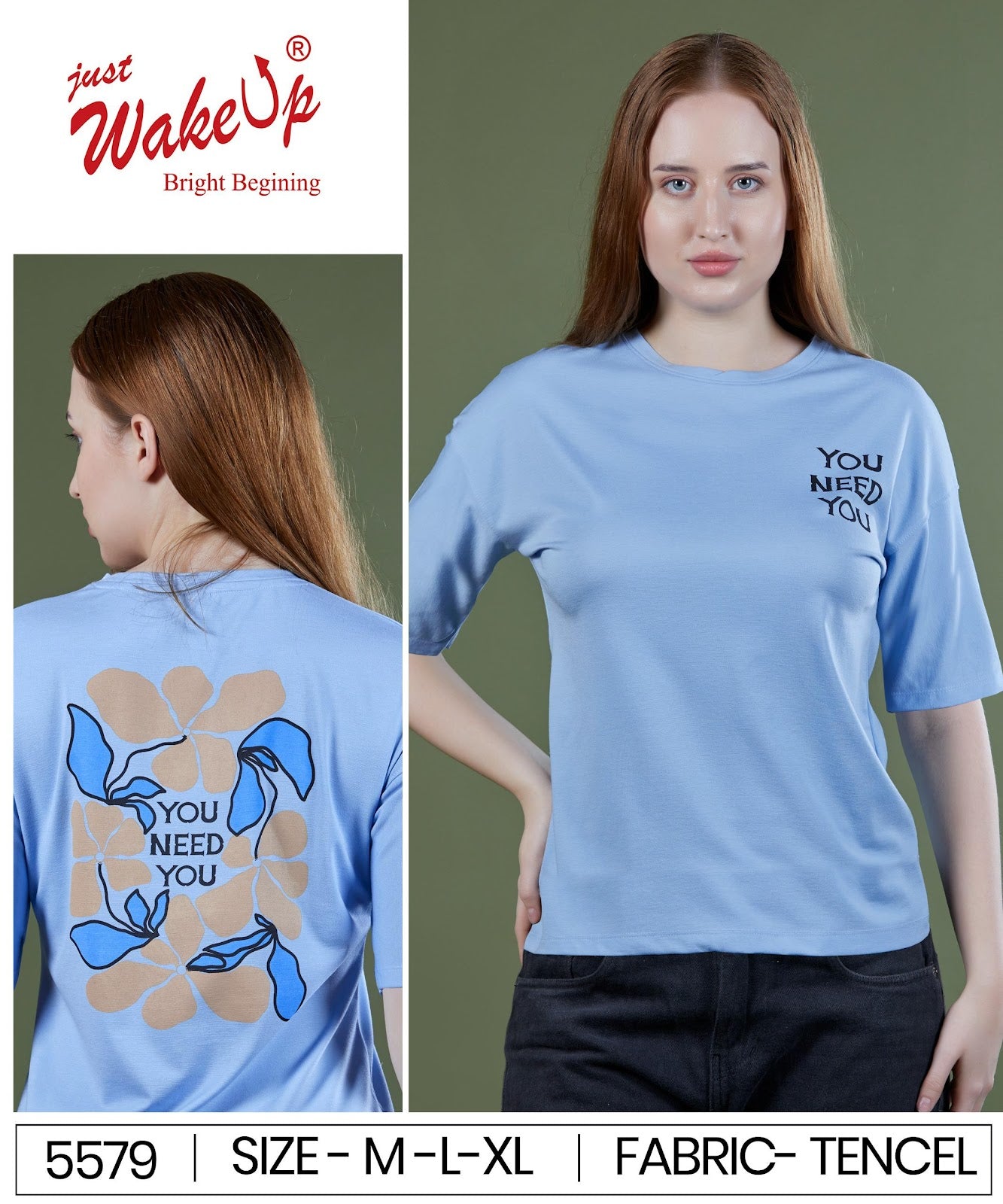 Style No 5579 Wakeup Imported Women Tshirt Wholesaler Ahmedabad