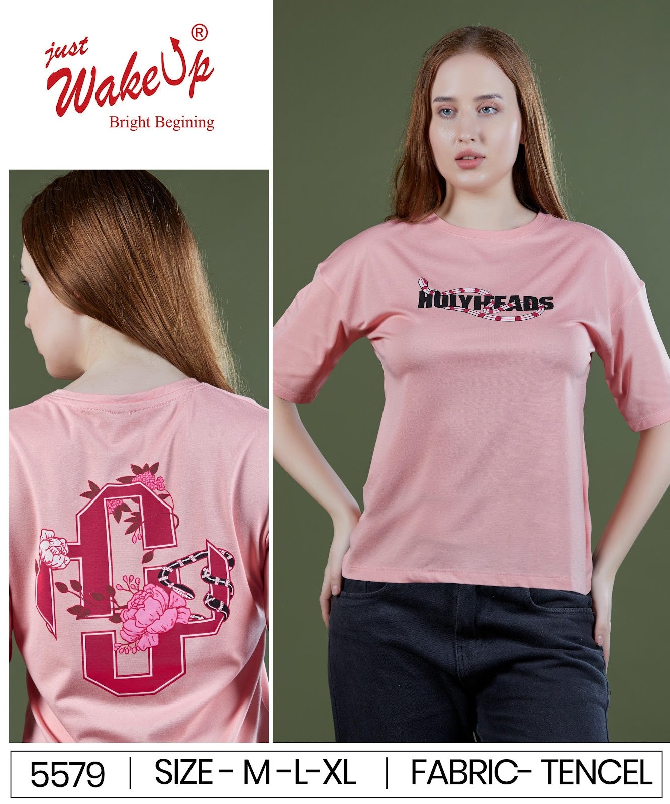 Style No 5579 Wakeup Imported Women Tshirt Wholesaler Ahmedabad