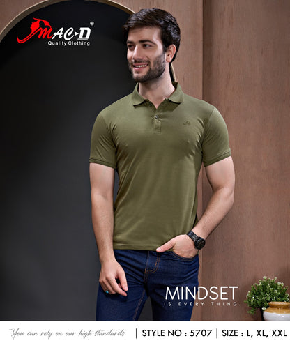 Style No 5707 Mac D Cotton Mens Tshirts Supplier India