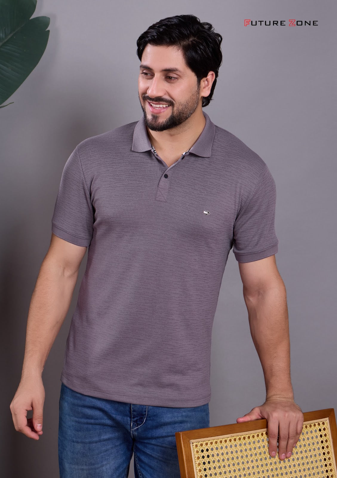 Style No 668 Future Zone Poly Mens Tshirts Wholesaler