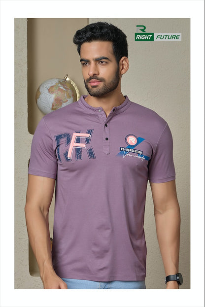 Style No 687 Right Future Tencil Mens Tshirts Exporter Gujarat