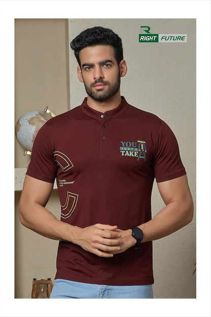 Style No 687 Right Future Tencil Mens Tshirts Exporter Gujarat