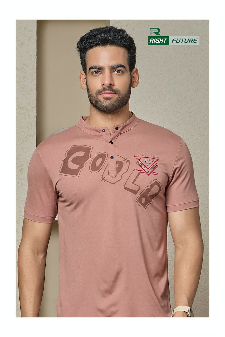 Style No 687 Right Future Tencil Mens Tshirts Exporter Gujarat