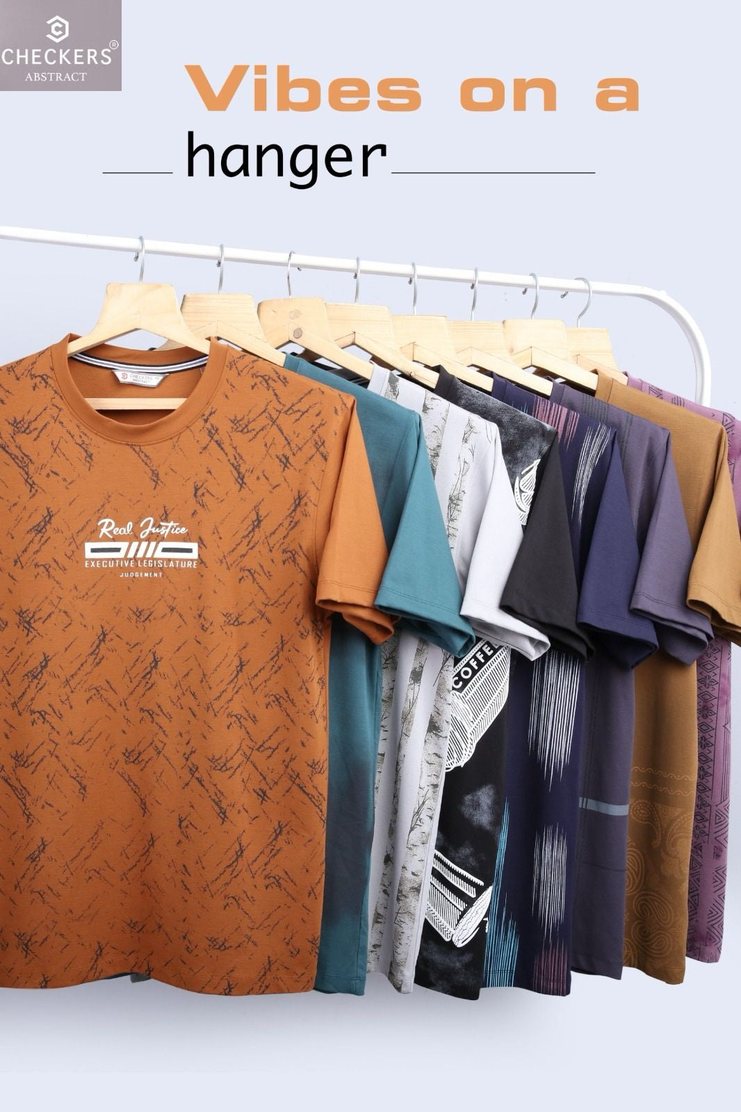 Style No 817-824 Checkers Tencil Lycra Mens Tshirts Supplier Ahmedabad