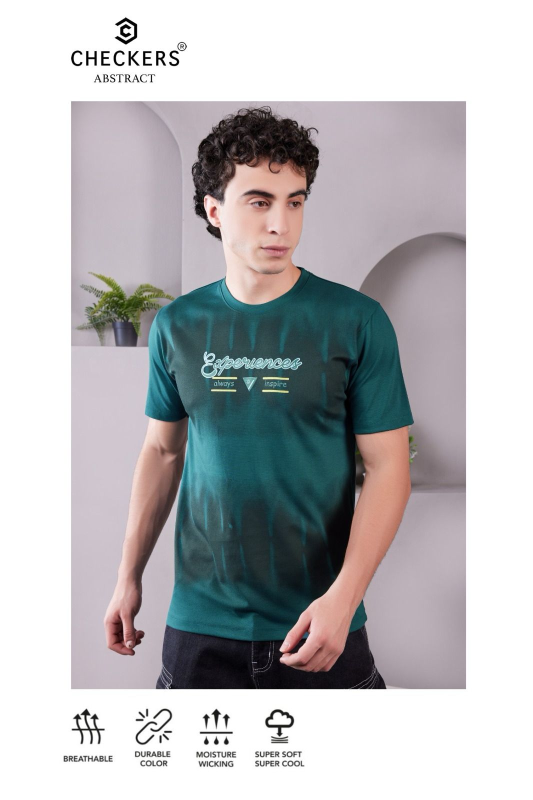 Style No 817-824 Checkers Tencil Lycra Mens Tshirts Supplier Ahmedabad