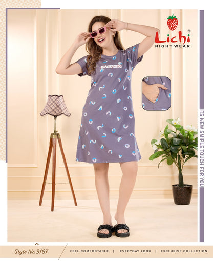 Style No 916 Lichi Cotton Designer Long Top Wholesale