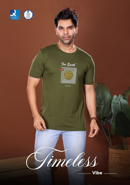 Style No 988 Quco Premium Cotton Biowashed Mens Tshirts Manufacturer Gujarat
