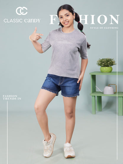 Style No A941 Classic Candy Canvas Girls Top Supplier