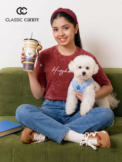 Style No A941 Classic Candy Canvas Girls Top Supplier