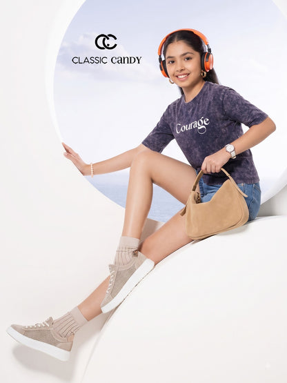 Style No A941 Classic Candy Canvas Girls Top Supplier