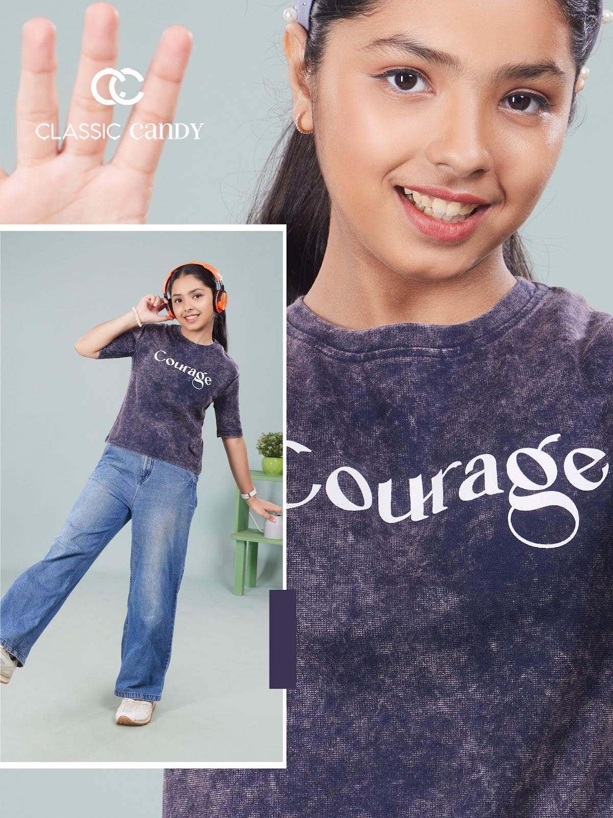 Style No A941 Classic Candy Canvas Girls Top Supplier