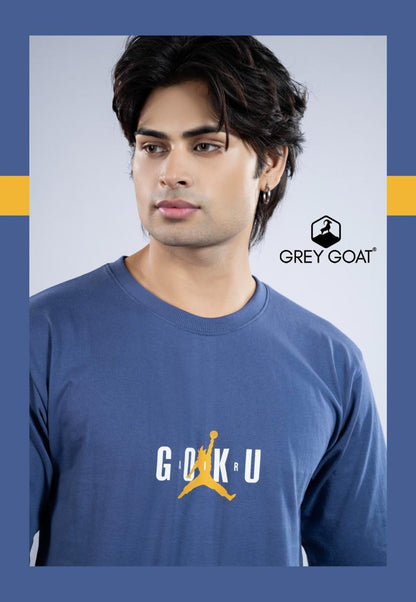 Style No Gg 671 Grey Goat Cotton Biowashed Mens Tshirts Wholesale Price