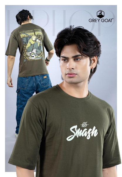Style No Gg 671 Grey Goat Cotton Biowashed Mens Tshirts Wholesale Price