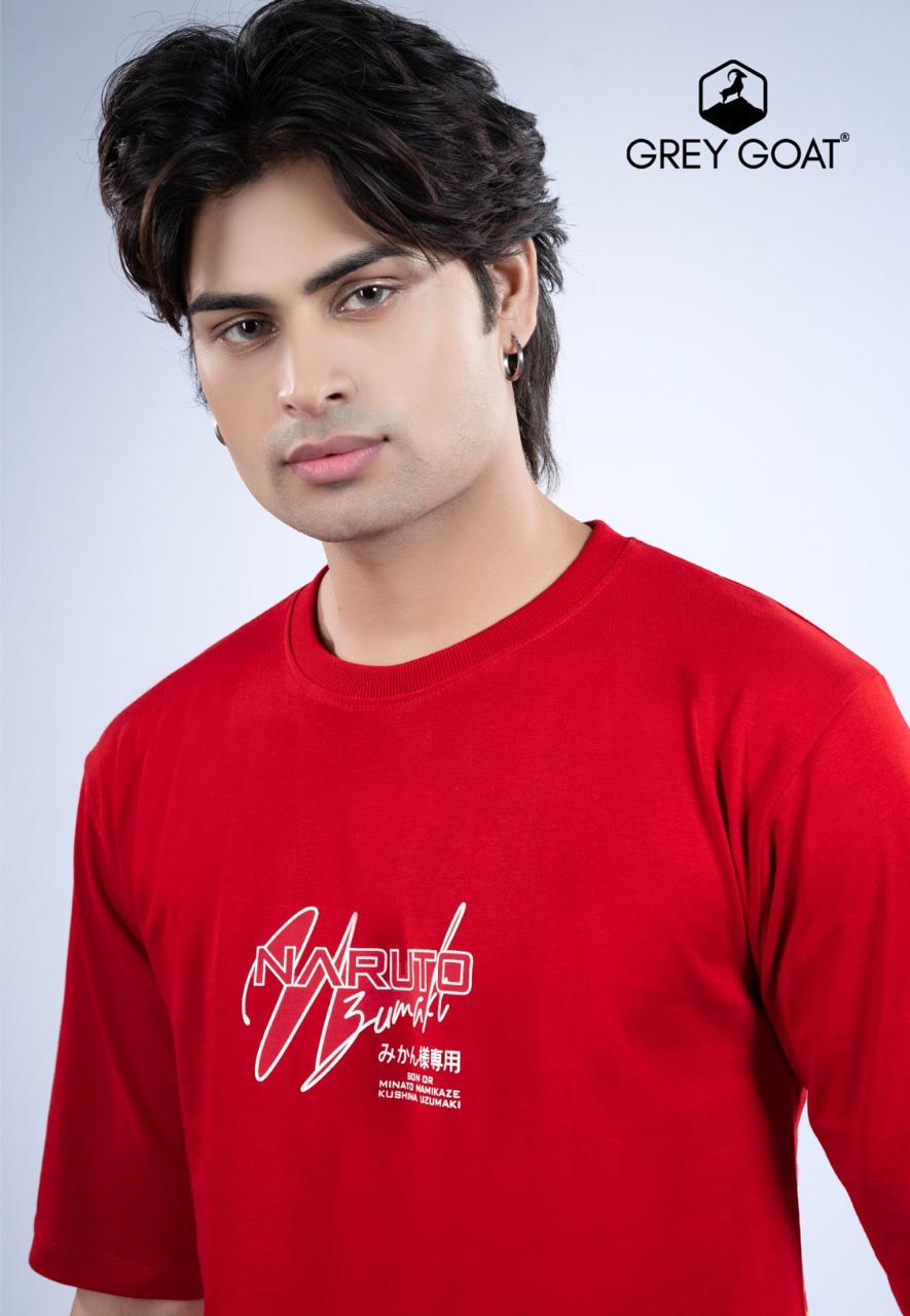 Style No Gg 671 Grey Goat Cotton Biowashed Mens Tshirts Wholesale Price