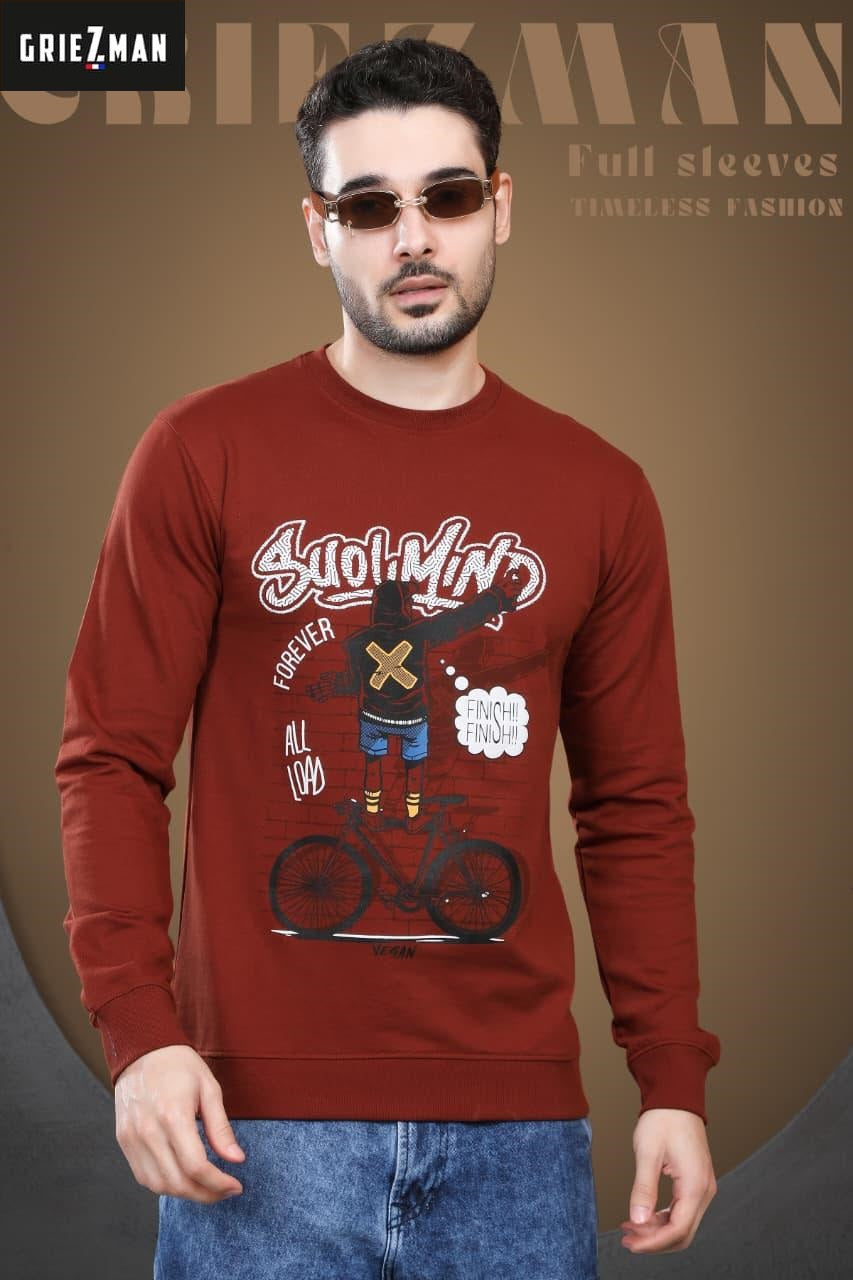 Style No Gm 200 Griezman Cotton Looper Mens Tshirts Manufacturer