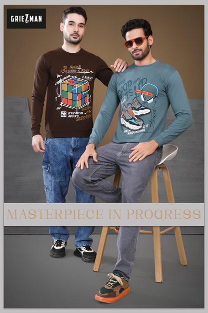 Style No Gm 200 Griezman Cotton Looper Mens Tshirts Manufacturer