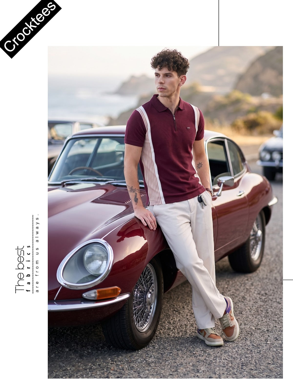 Style No Jh 171 Crocktees Vertical Mens Tshirts Wholesale Rate