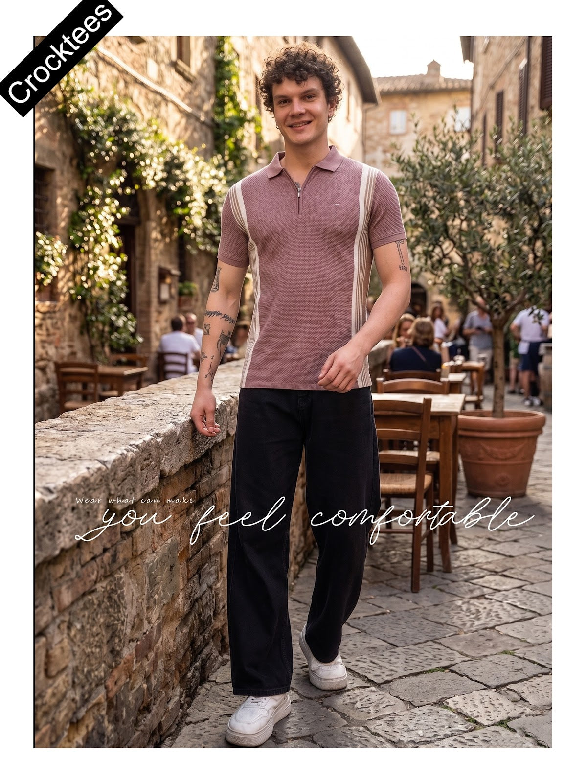 Style No Jh 171 Crocktees Vertical Mens Tshirts Wholesale Rate