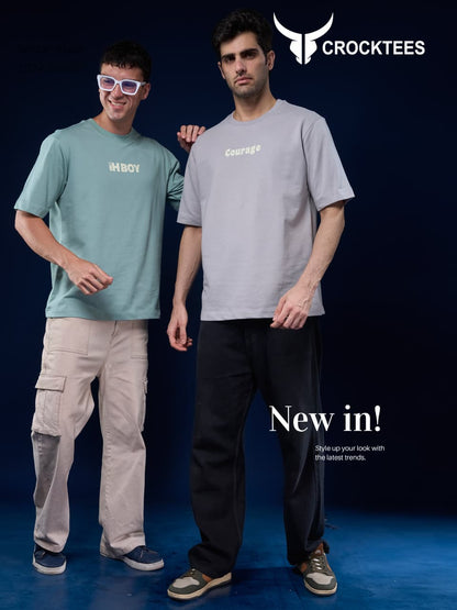 Style No Jh 195 Crocktees Cotton Looper Mens Tshirts Supplier