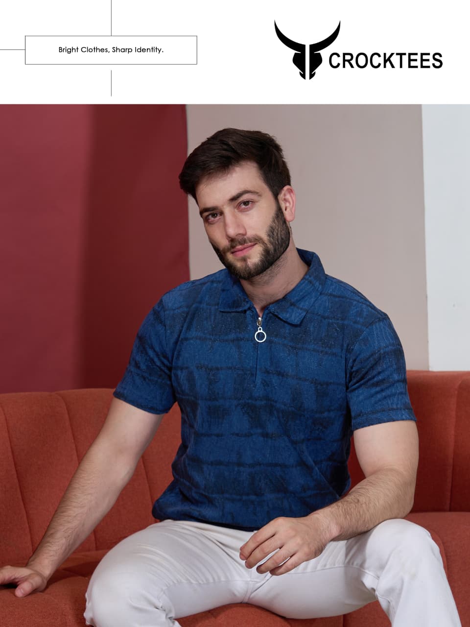 Style No Jh 640 Crocktees Imported Mens Tshirts Supplier Gujarat