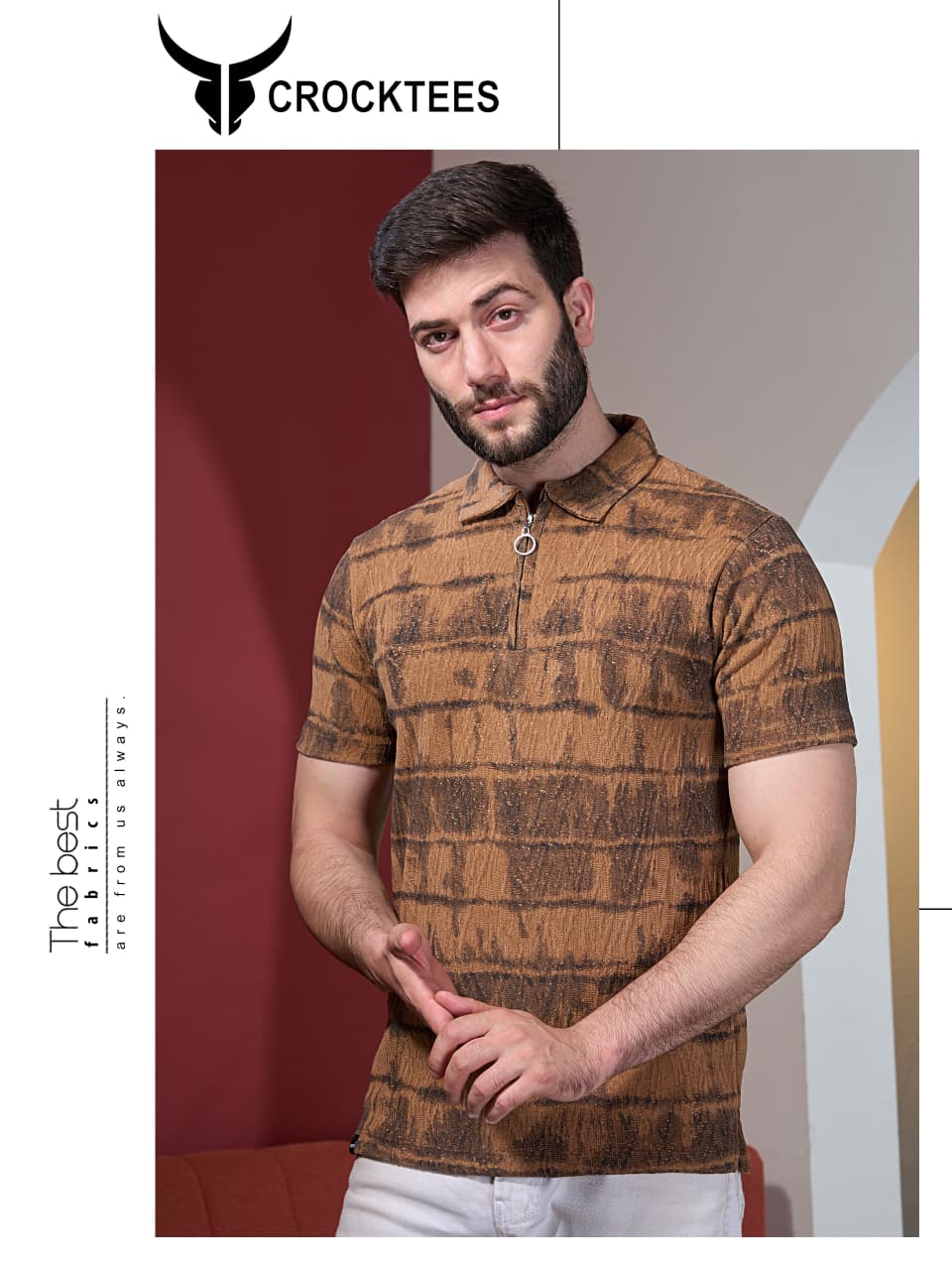 Style No Jh 640 Crocktees Imported Mens Tshirts Supplier Gujarat