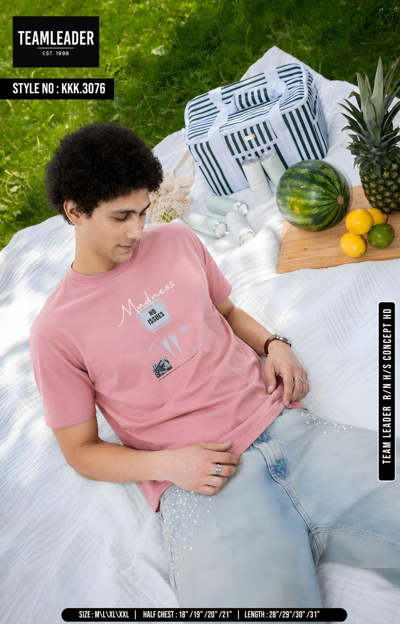 Style No Kkk 3076 Teamleader Mens Tshirts Wholesale Price