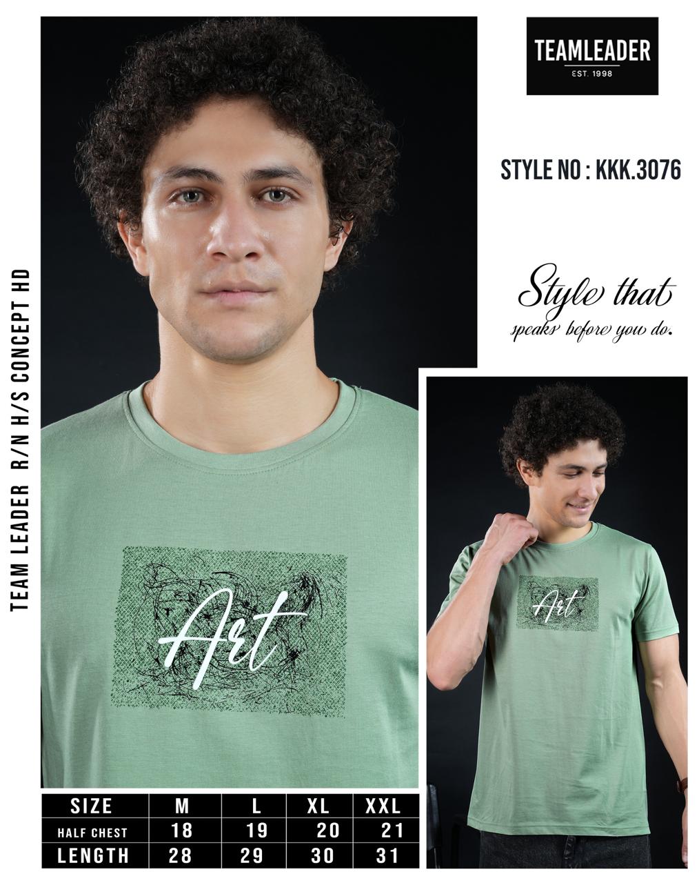 Style No Kkk 3076 Teamleader Mens Tshirts Wholesale Price