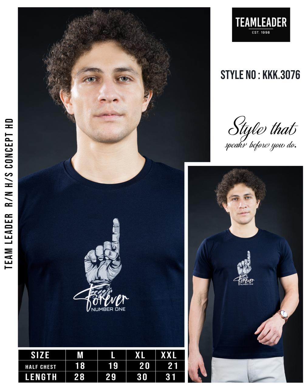 Style No Kkk 3076 Teamleader Mens Tshirts Wholesale Price