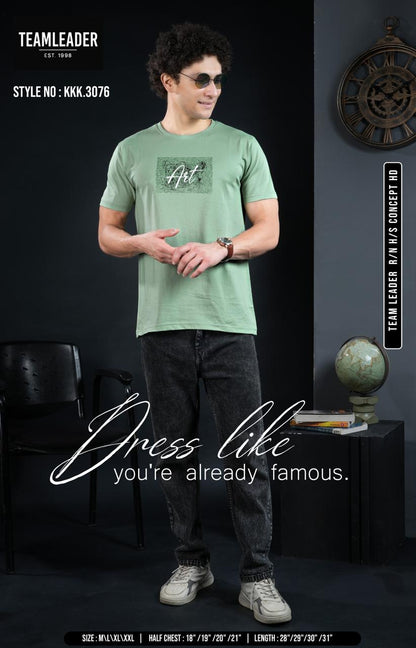 Style No Kkk 3076 Teamleader Mens Tshirts Wholesale Price