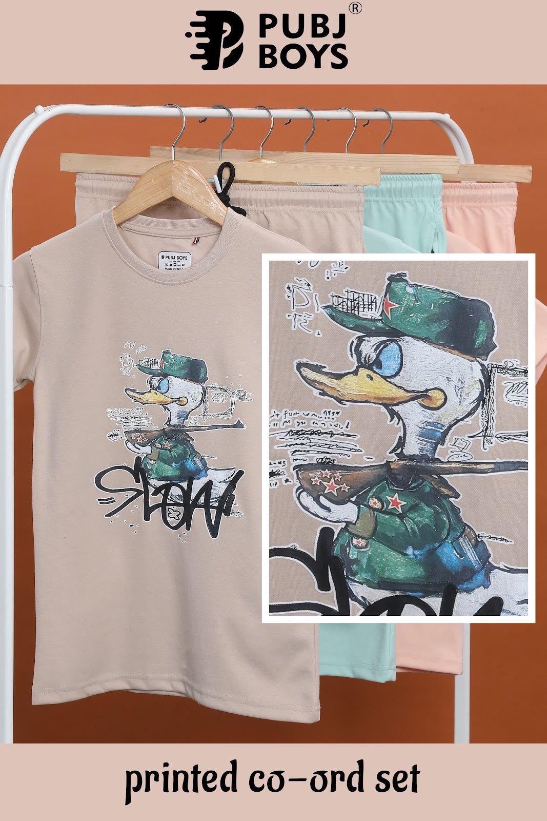 Style No P2-06 Pubj Imported Boys Capri Night Suit Supplier Ahmedabad