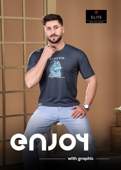 Style No Tng 392 Elite Imported Mens Tshirts Wholesaler India
