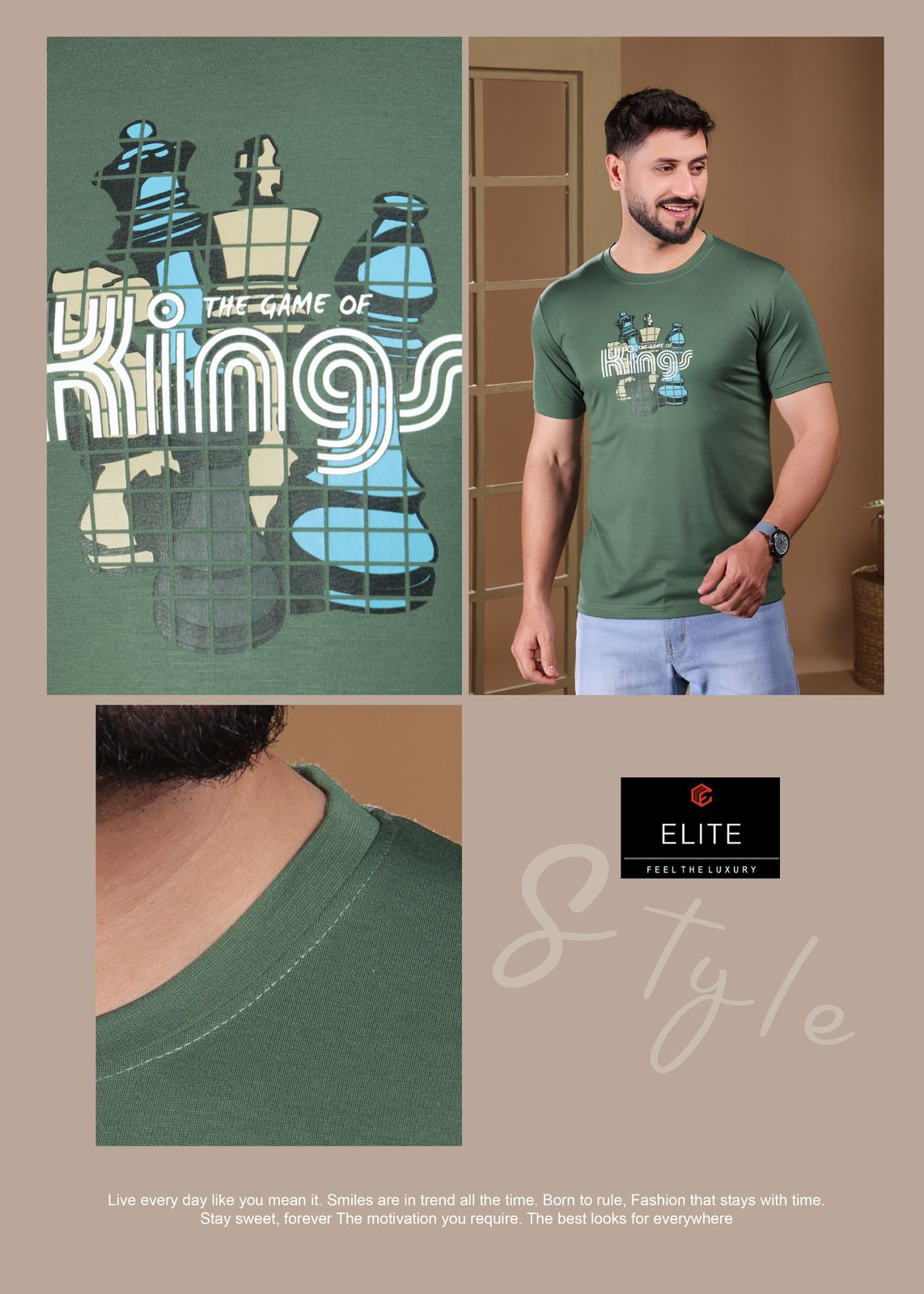 Style No Tng 392 Elite Imported Mens Tshirts Wholesaler India