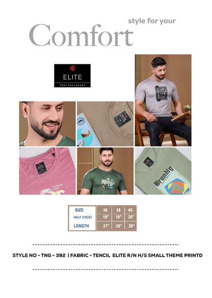 Style No Tng 392 Elite Imported Mens Tshirts Wholesaler India