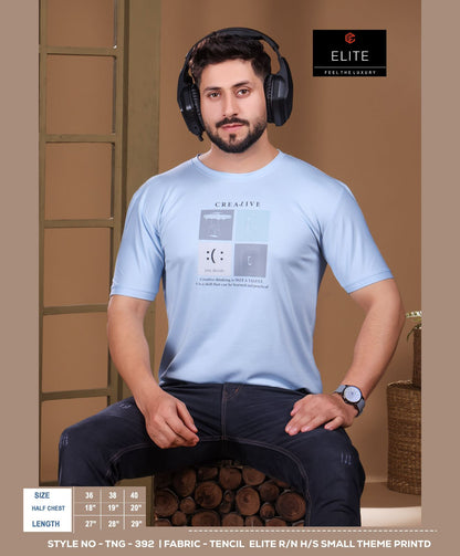 Style No Tng 392 Elite Imported Mens Tshirts Wholesaler India