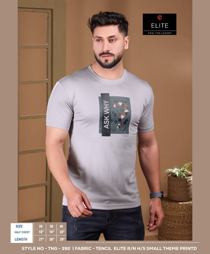 Style No Tng 392 Elite Imported Mens Tshirts Wholesaler India