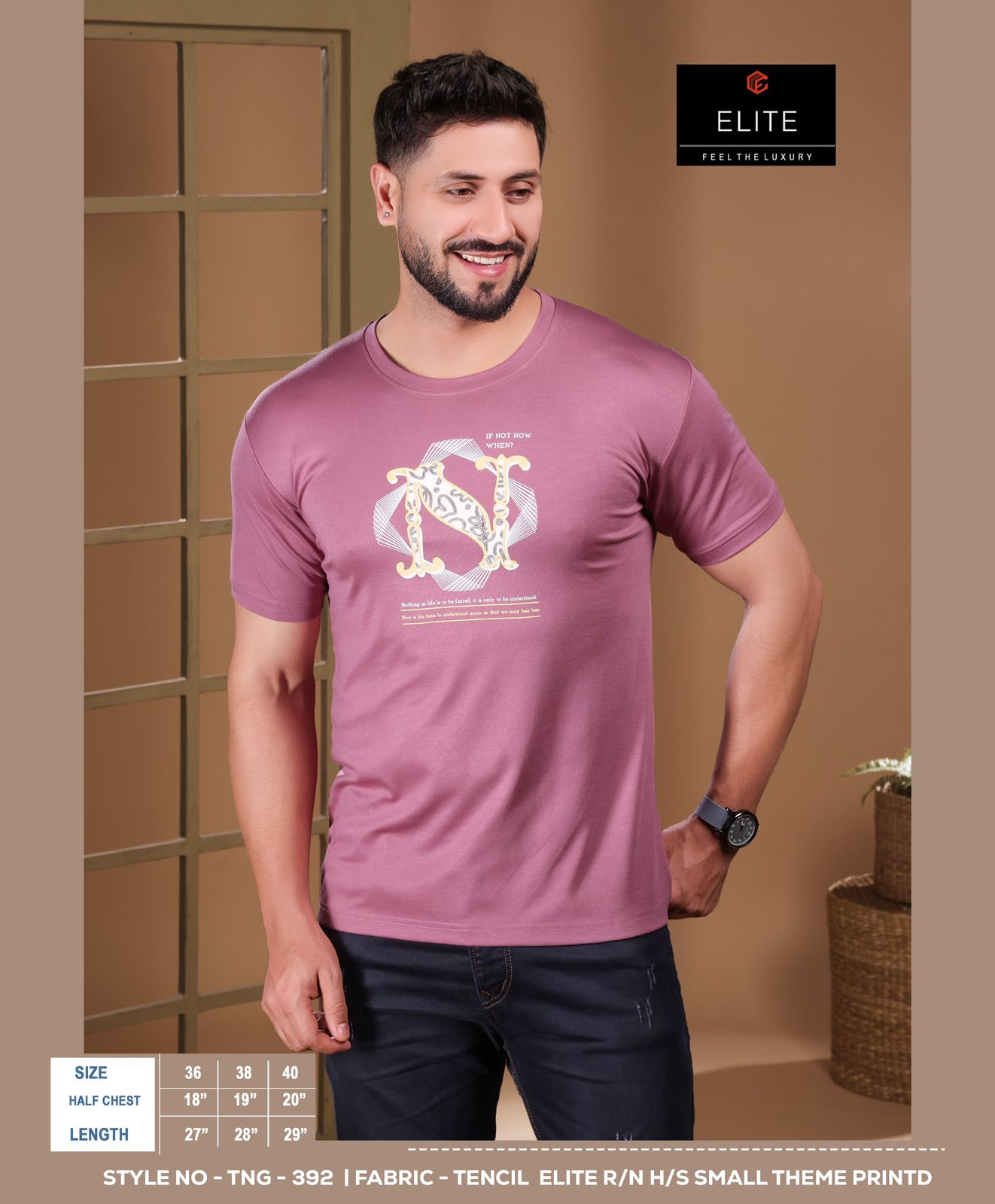 Style No Tng 392 Elite Imported Mens Tshirts Wholesaler India