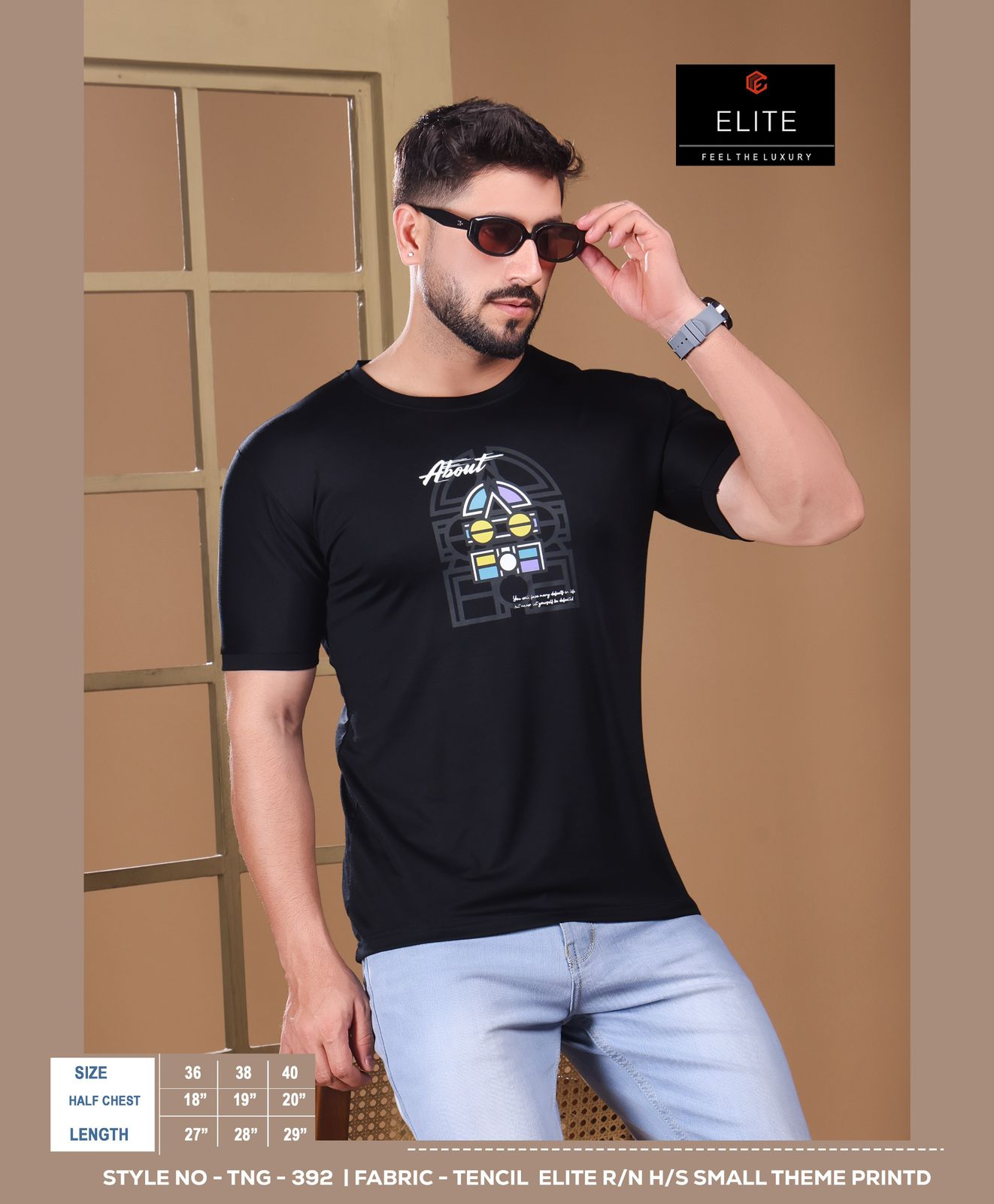 Style No Tng 392 Elite Imported Mens Tshirts Wholesaler India