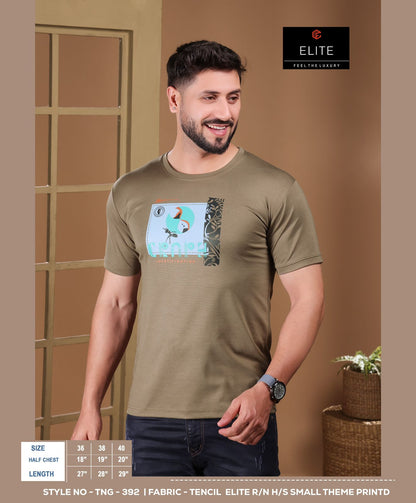 Style No Tng 392 Elite Imported Mens Tshirts Wholesaler India
