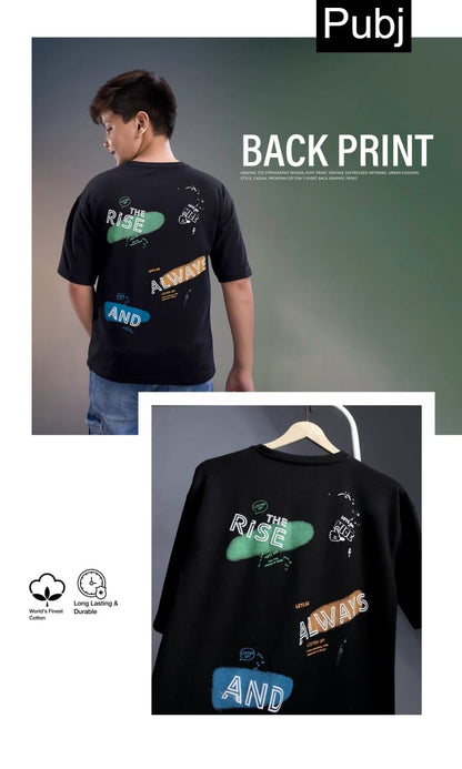 Style Pk 04 Down Shoulder Pubj Scuba Boys Tshirt Supplier India