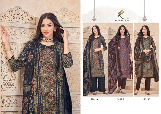 Style Sutra 5461 Rakhi Fashion Pure Viscose Pashmina Suits Wholesaler Ahmedabad