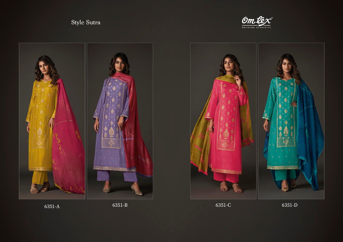 Style Sutra Omtex Plazzo Style Suits Wholesaler Gujarat